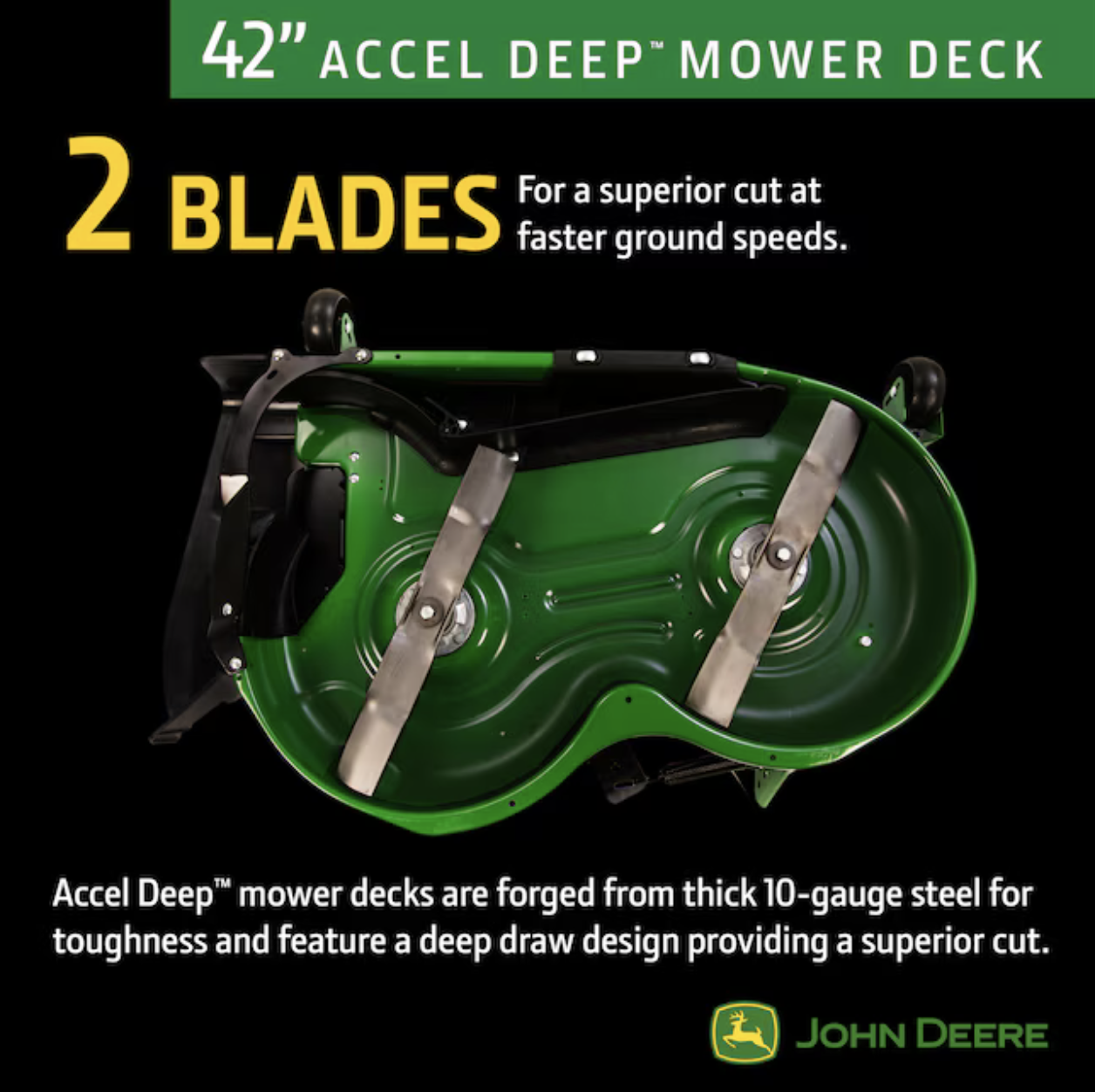 John Deere Z320R ZTrak 42-in 21.5 -HP V-twin Gas Zero-turn Riding Lawn Mower