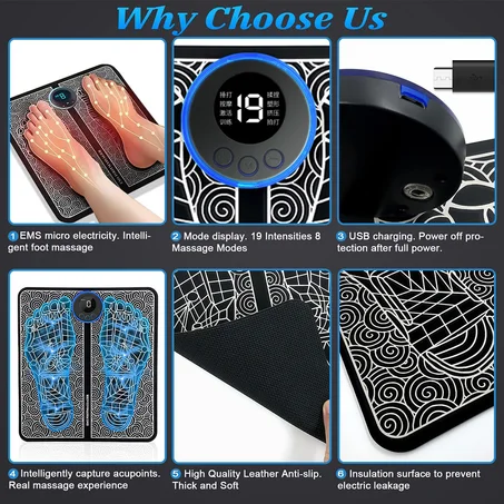 TAPIS DE MASSAGE DES PIEDS