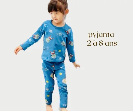 Pyjama bleue fille
