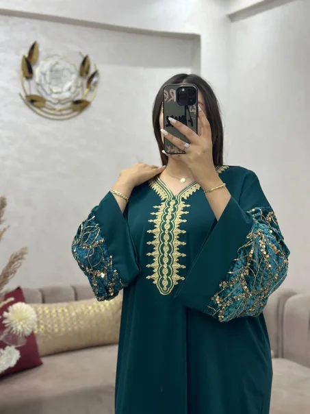 قميص العيد ثوب كريب جميع الوان والمقاسات