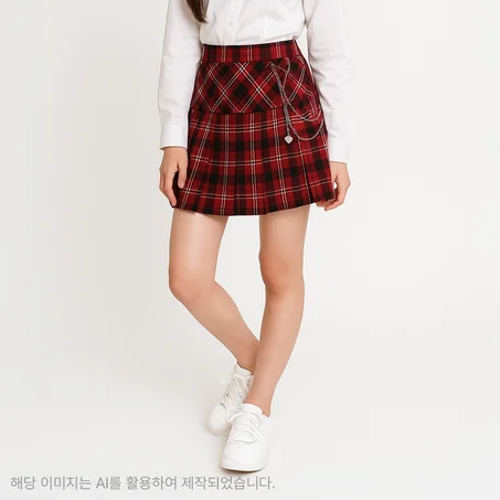Detailed Pleated Skirt TGWH25304