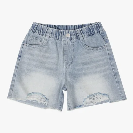 Ripped Denim Shorts IDTH2541Z_NC