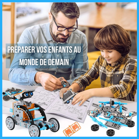RoboKids™ : Le Kit Robot Solaire Éducatif 13 en 1 (CI)