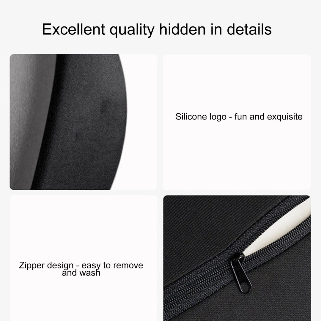 وسادة الرقبة لمقعد السيارة مع وساسدة للظهر