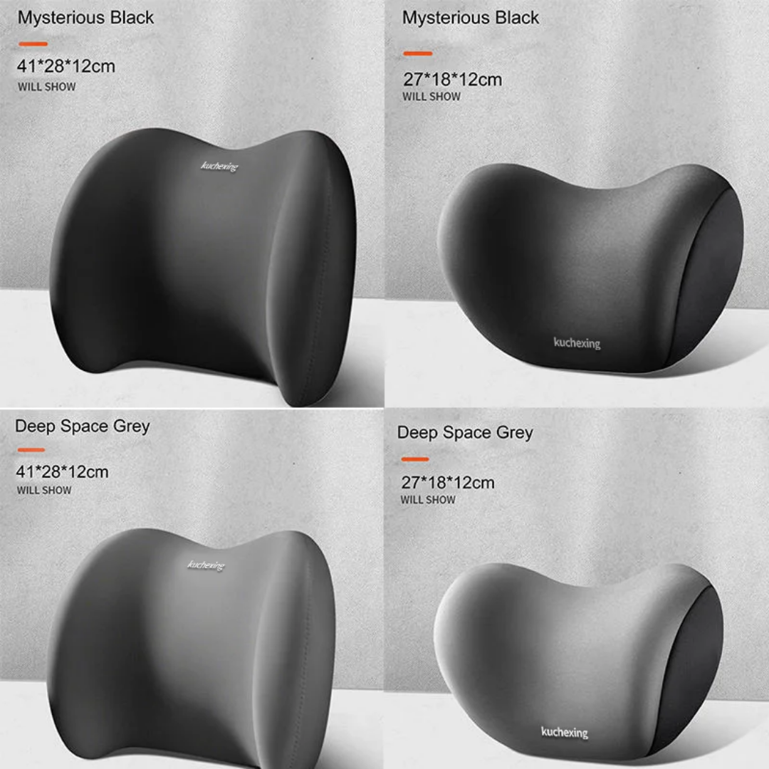 وسادة الرقبة لمقعد السيارة مع وساسدة للظهر