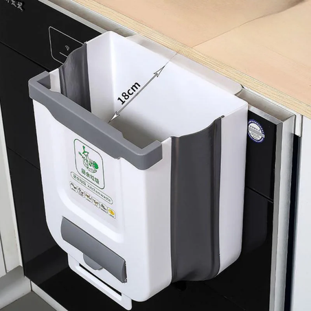 سلة المهملات القابلة للطي