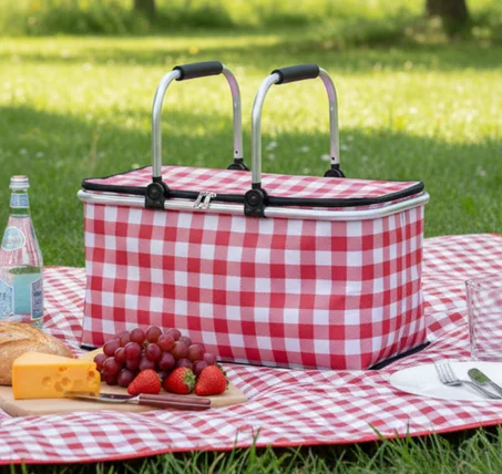 سلة النزهات المعزولة الأنيقة