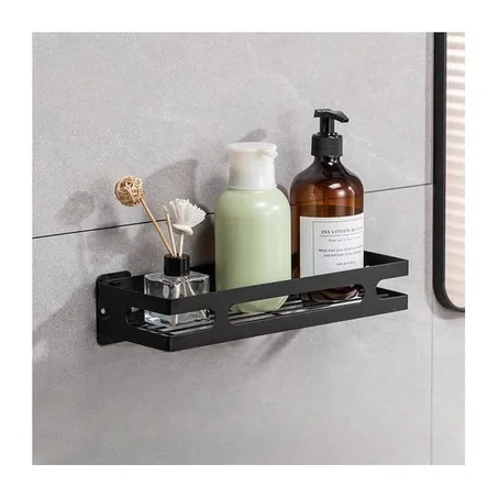 3 رفوف حمام حائطية أنيقة للتخزين