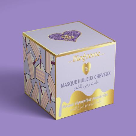 ماسك زيتي مطول للشعر