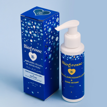 creme eclaircissante corps & zone intime