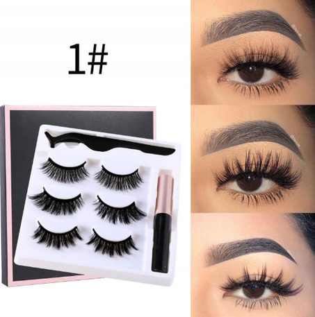 الرموش المغناطيسية الطبيعية مع الايلاينر المغناطيسي