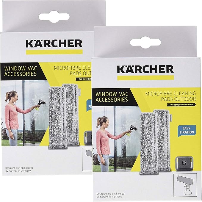 طقم 2 مسّاحات زجاج ميكروفايبر لوحدة Vac من KÄRCHER