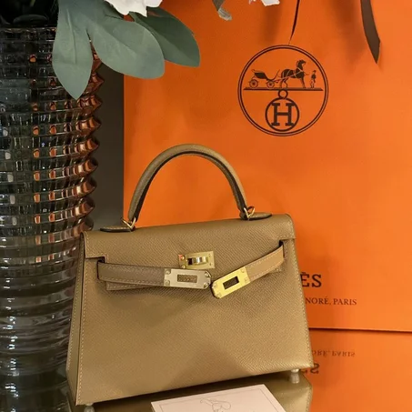 Hermes Chai GHW Epsom Mini Kelly II 20 cm