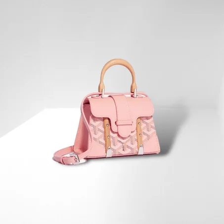 The Saïgon Structuré Nano Bag In Limited-Edition Pink