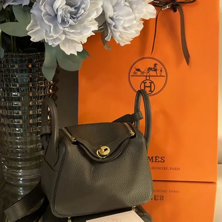 Hermès mini lindy gold hardware