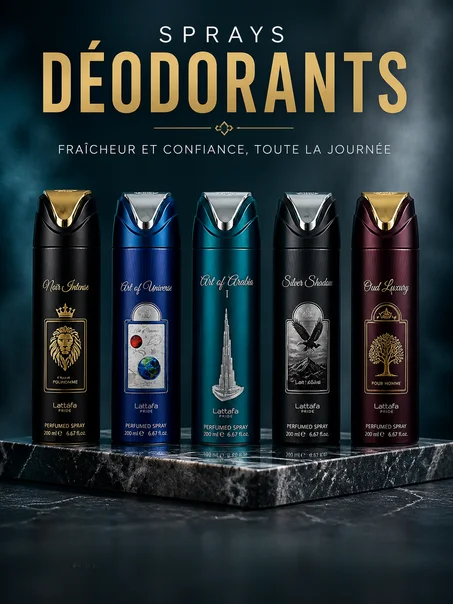 sprays  déodorants