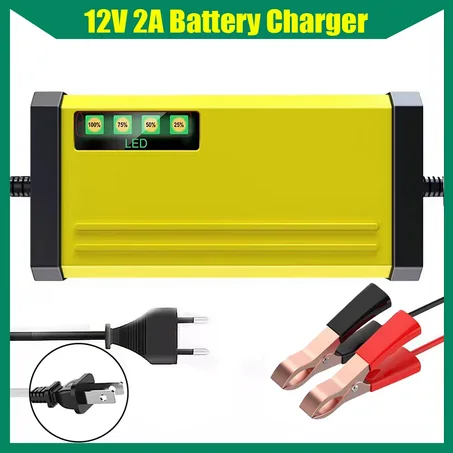شاحن بطاريات السيارات الذكي 12V LED