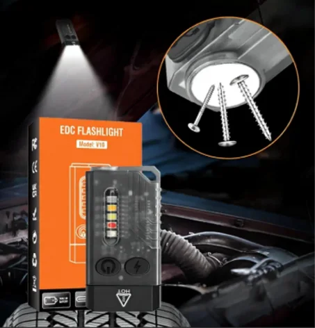 مصباح Asafee V10L متعدد الوظائف القابل للشحن