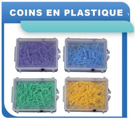 COINS EN PLAQTIQUE