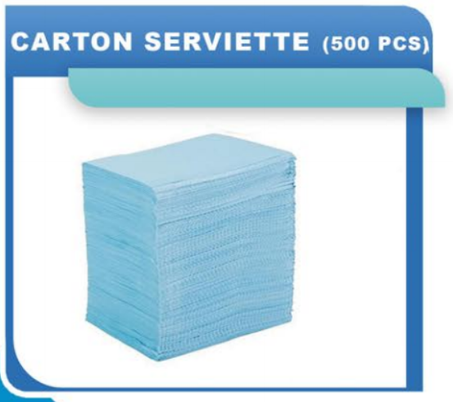 CARTON SERVIETTE 500PCS