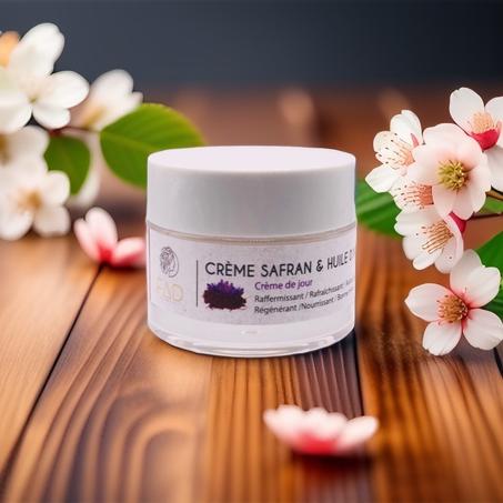 Crème de jour Naturel Au Safran & Huile d’argan