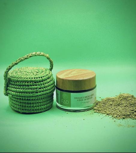Masque d’argile verte à base de Matcha