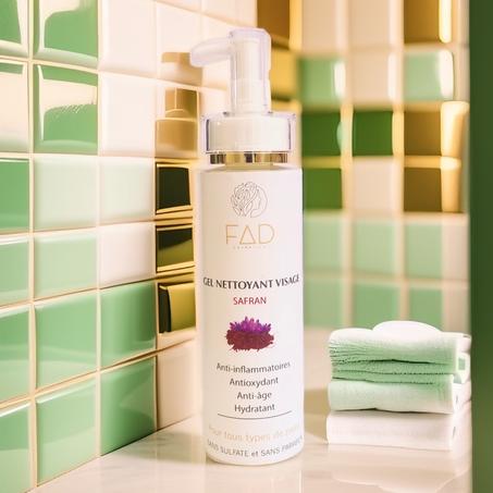Gel Nettoyant visage au Safran Naturel
