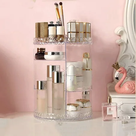 منظم المكياج الدوار