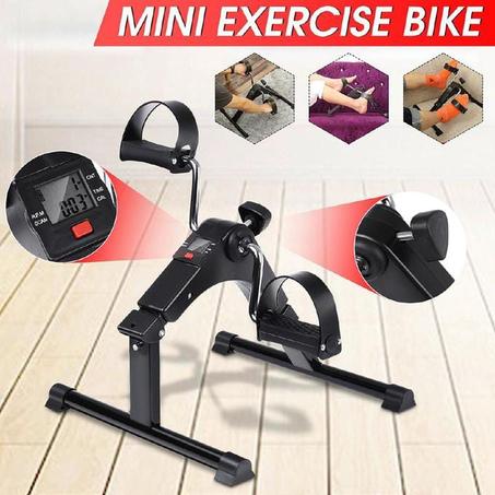 Vélo d'exercice avec résistance réglable & affichage numérique