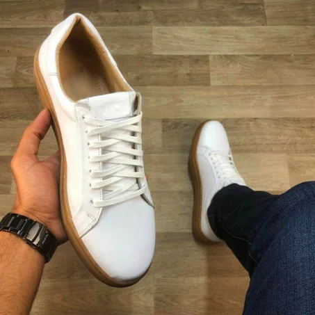 Chaussure cuir Diego 'blanc'