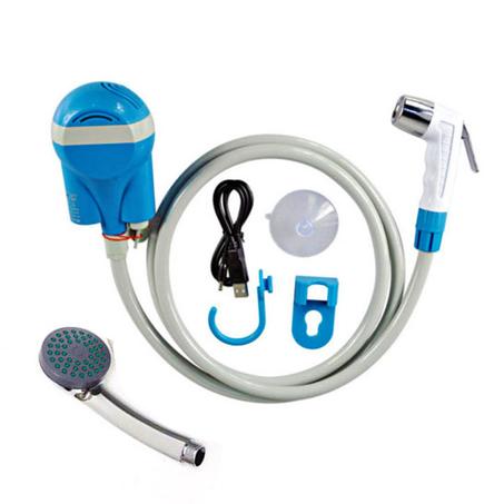 دش التخييم القابل لإعادة الشحن