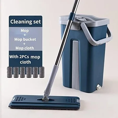 Flat Mop Pro Autonettoyant 2en1 Inox