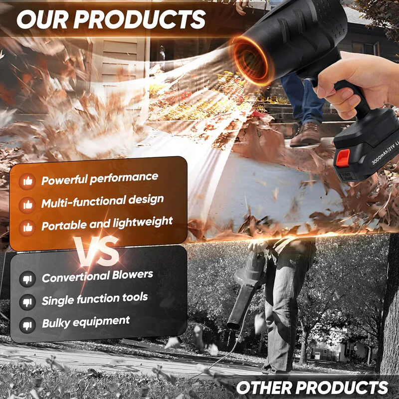 مروحة كهربائية توربينية لاسلكية