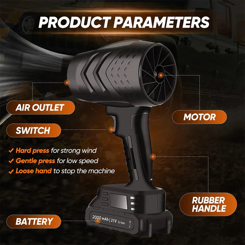 مروحة كهربائية توربينية لاسلكية