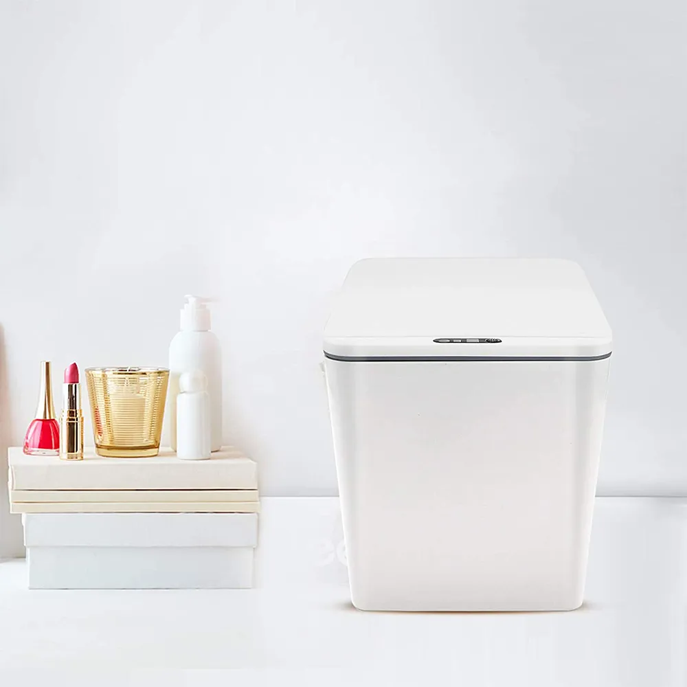 عرض ٣ حبات صندوق قمامة المكتب بسينسور