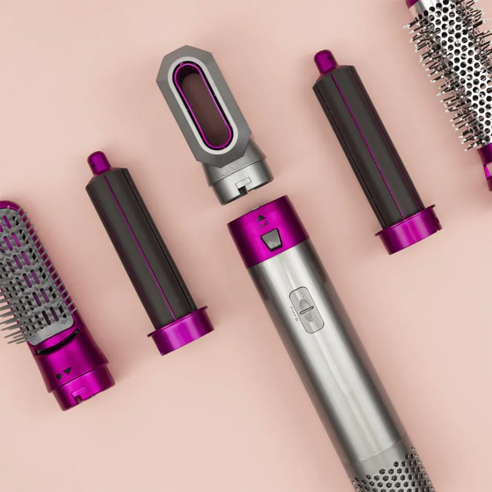 عرض فرشاة فرد الشعر 5 في 1 + كواية الرموش السريعة