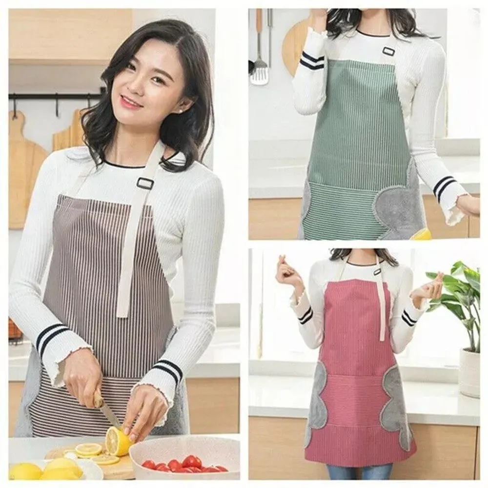 عرض 3 مريلة المطبخ بمنشفة