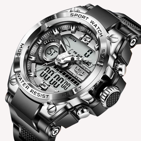 ساعة رقمية رياضية للرجال مقاومة للماء