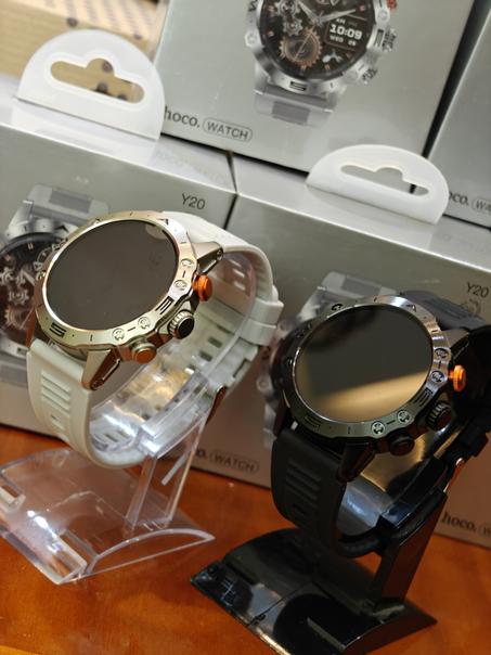 ساعة Hoco Y20 الرجالية الذكية تصميم أنيق + أداء عالي