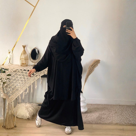 انسومبل خمار مع نقاب 4 قطع