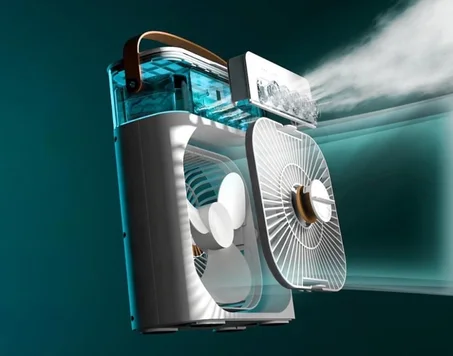 VENTILATEUR - MINI CLIMATISEUR PORTABLE 4 en 1