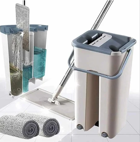 ممسحة  بتصميم ذكي و عصىري مع عصارة للارضيات