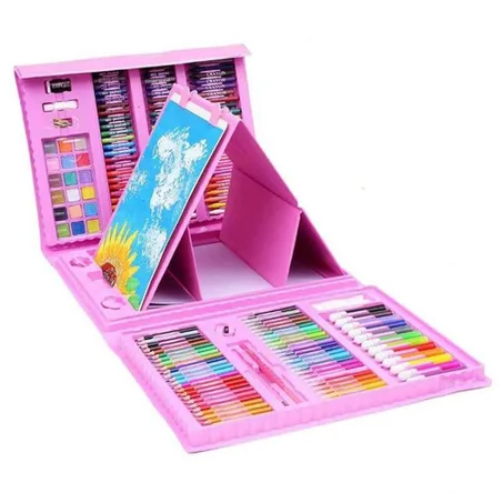 مجموعة رسم فنية للأطفال مكونة من 208 قطعة