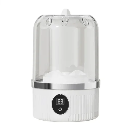 🚿 غسالة ملابس صغيرة لاسلكية – الحل الذكي لغسل الملابس الداخلية بسرعة وبدون مجهود