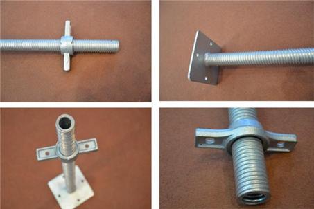 SCAFFOLDING LAYHER - Elec- Galvanized U-Head Jack
