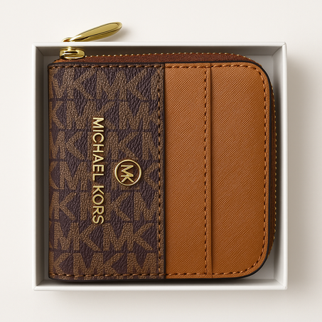 Portefeuille de luxe Michael Kors Marron