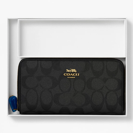 Porte-monnaie Coach cuir marron – Sophistication et durabilité