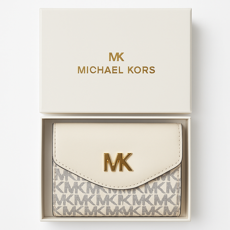 Porte-monnaie Michael Kors – Blanc