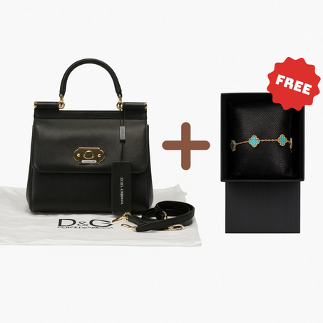 Sac Femme Dolce & Gabbana + Collier Vintage Alhambra gratuit