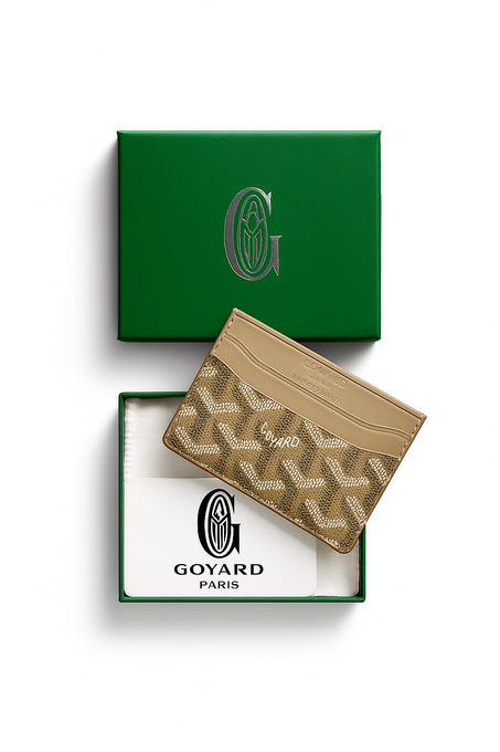 Portefeuille Doré Motif Chic